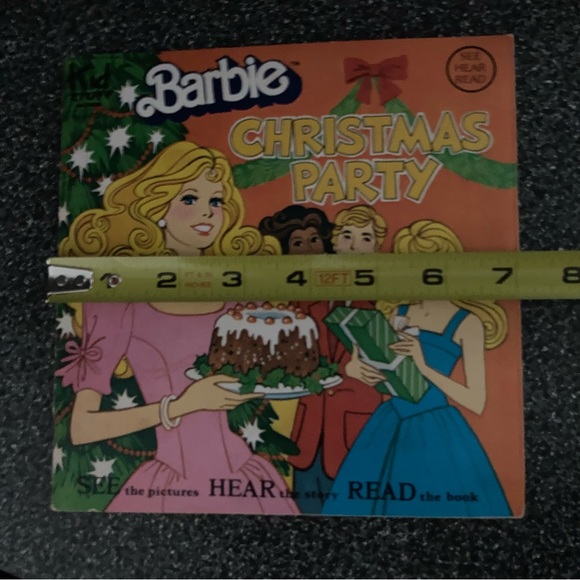 VTG Barbie Christmas Party by Kidstuff Records KSR972, See Hear Read Series 1981 - Picture 13 of 13